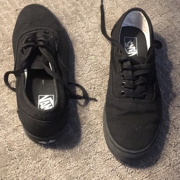COPY - Black lace-up Vans - Picture 2 of 4